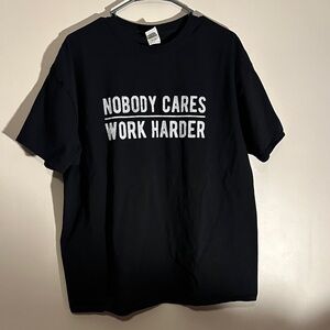 Black Graphic T-Shirt. Back to work slackers!!!!!